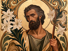 Saint Joseph – Sacred Art Nouveau · Landscape no. 4