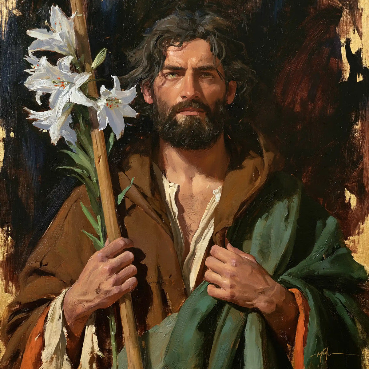 Saint Joseph – Expressionist · Square no. 3