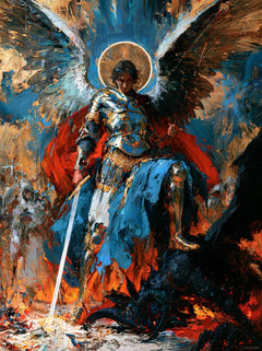 Saint Michael the Archangel – Expressionist · Portrait no. 15