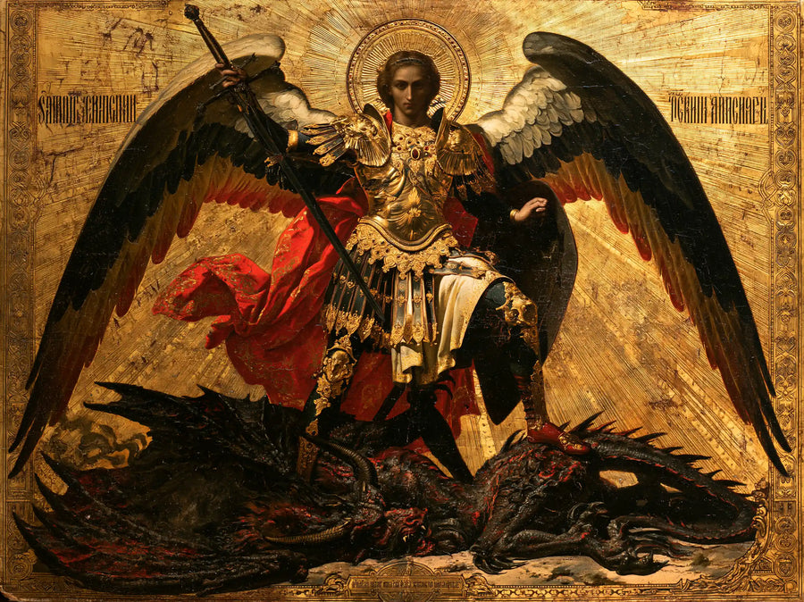 Saint Michael the Archangel – Sacred Gold · Landscape no. 3