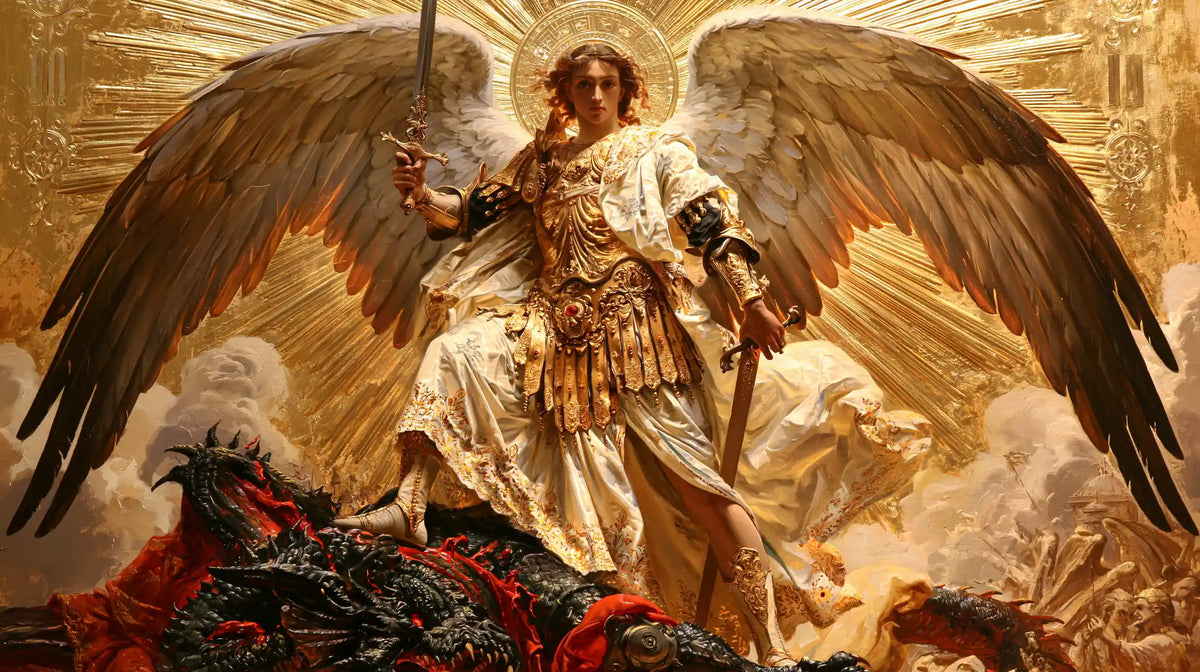 Saint Michael the Archangel – Sacred Gold · Landscape no. 11