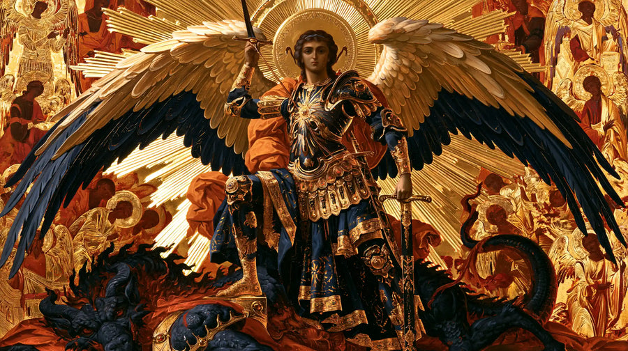 Saint Michael the Archangel – Sacred Gold · Landscape no. 13