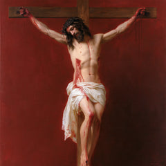 The Crucifixion – Crimson Prayer Beneath the Cross