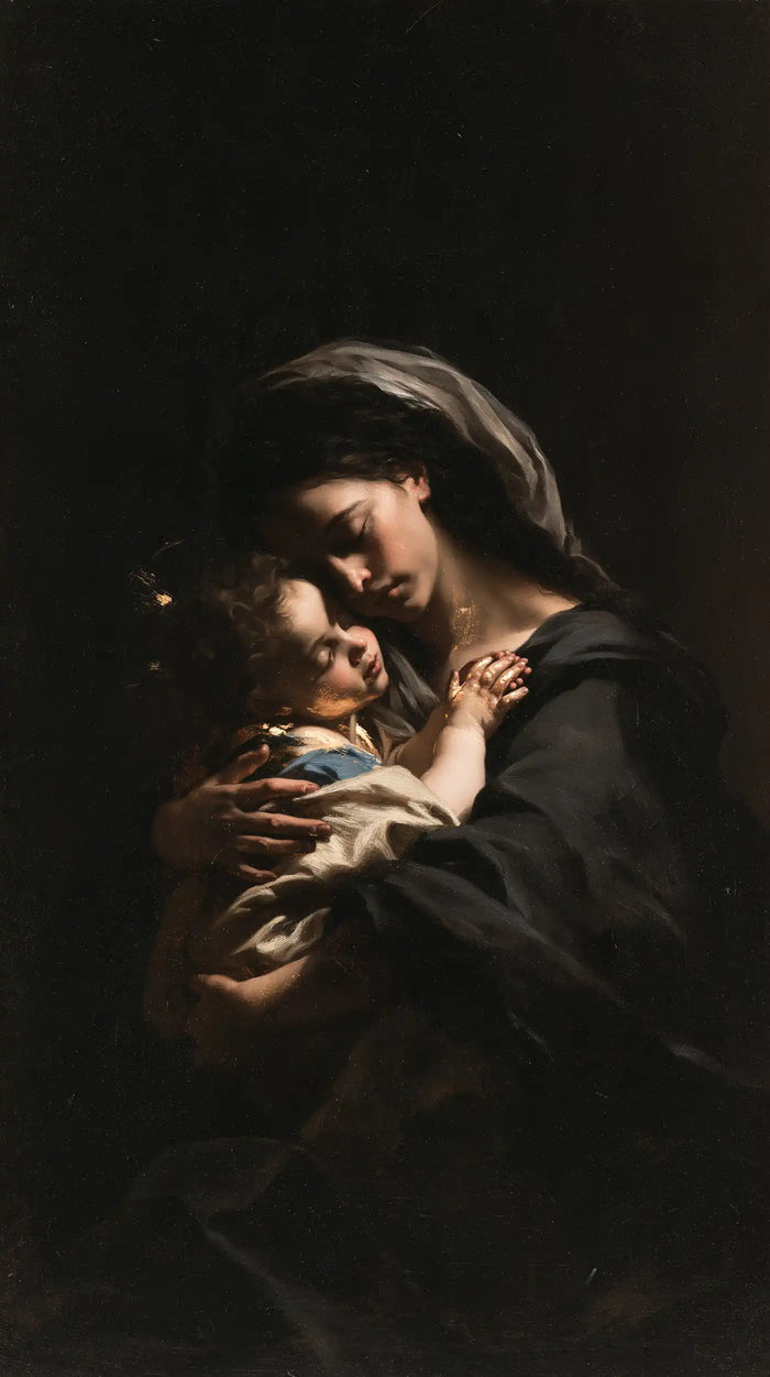 The Virgin and Child — The Dialogue of Gazes in the Night