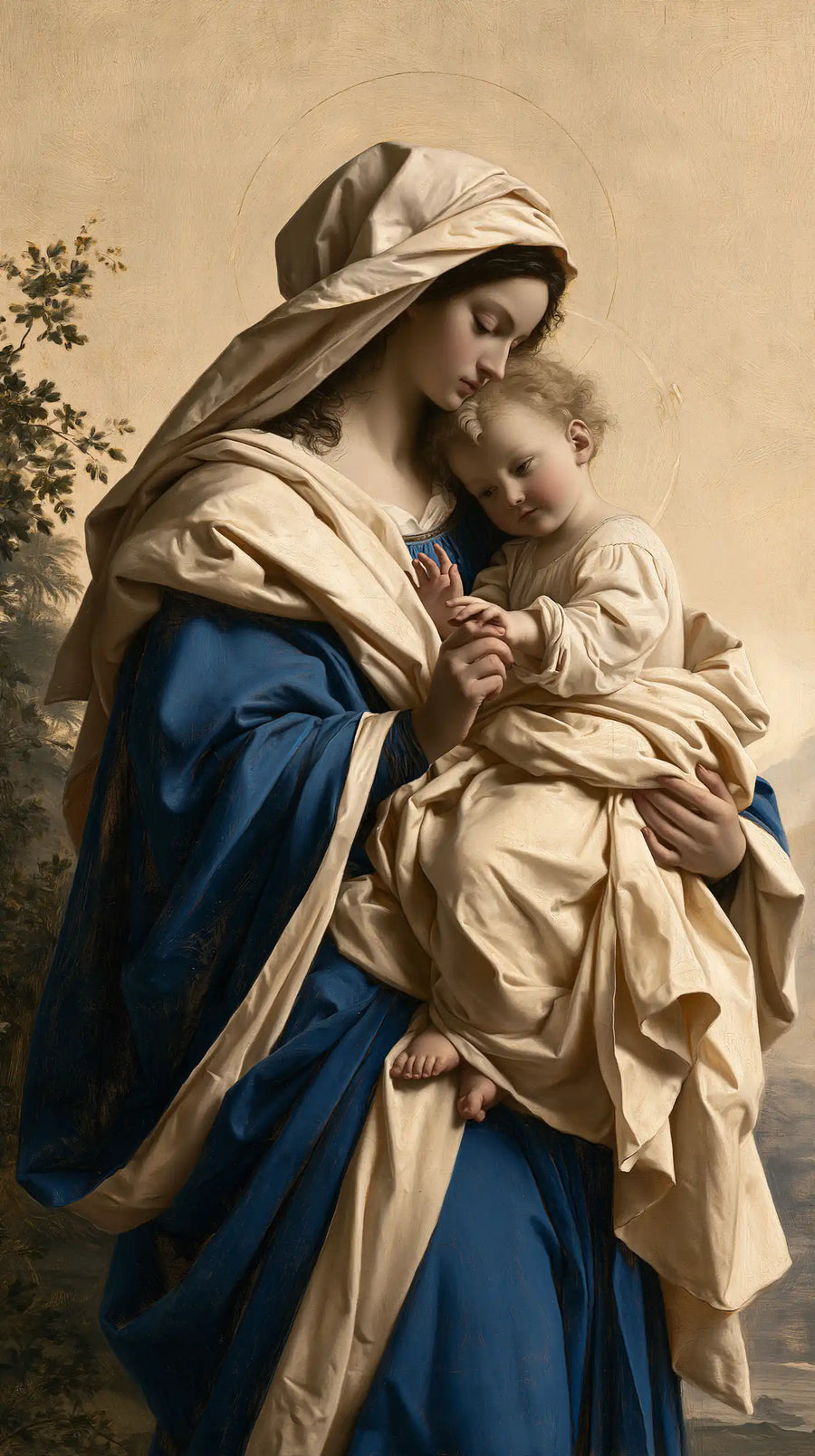 Virgin Mary and Child Jesus - Florentine Renaissance · Portrait n° 29