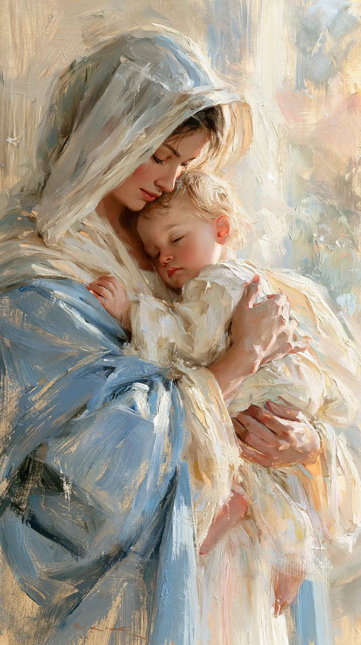 The Virgin and Child — Sleep in Opalescent Daylight