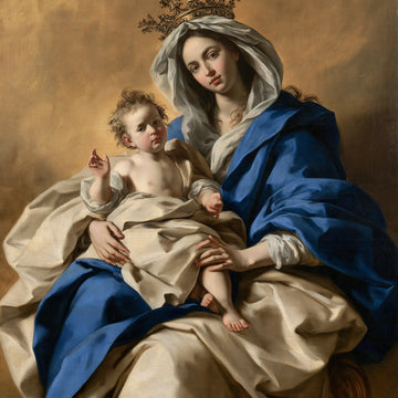 Virgin Mary and Child Jesus - Majestic Virgin and Child · Square n° 1