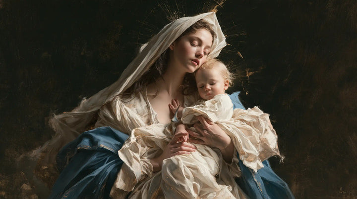 Virgin Mary and Child Jesus - Mary Presenting the Child Jesus · Landscape n° 20