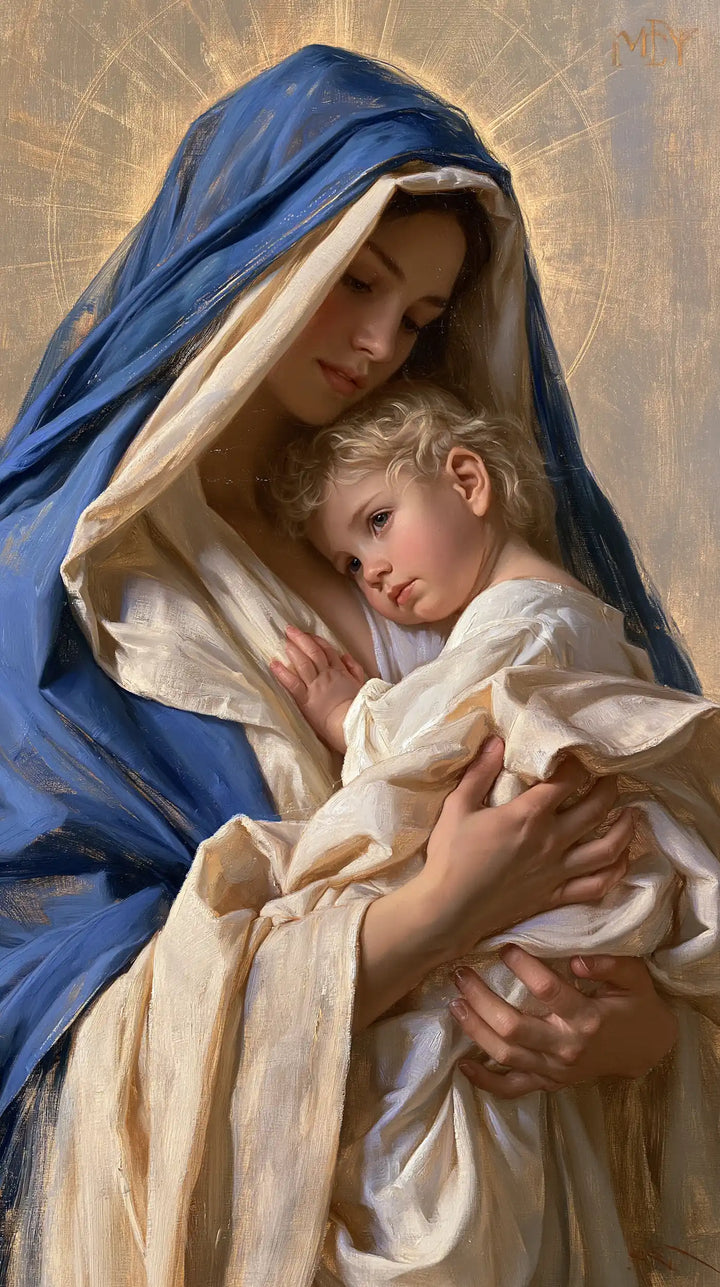 Virgin Mary and Child Jesus - Mary Presenting the Child Jesus · Portrait n° 9