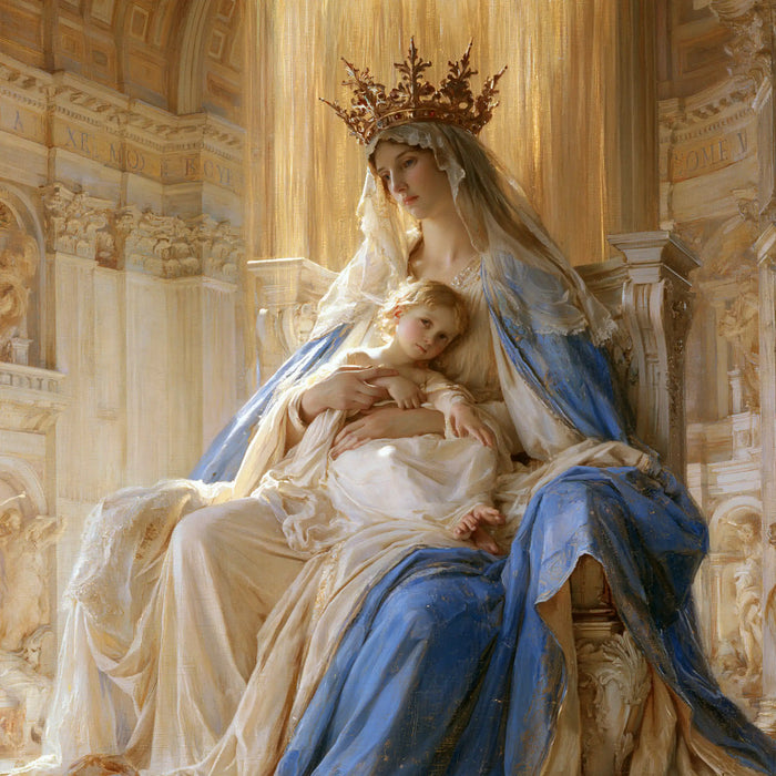 The Virgin and Child — The Fair Head upon the Royal Heart