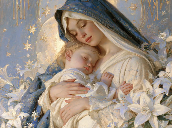 The Virgin and Child — Two Little Hands Amid Whiteness