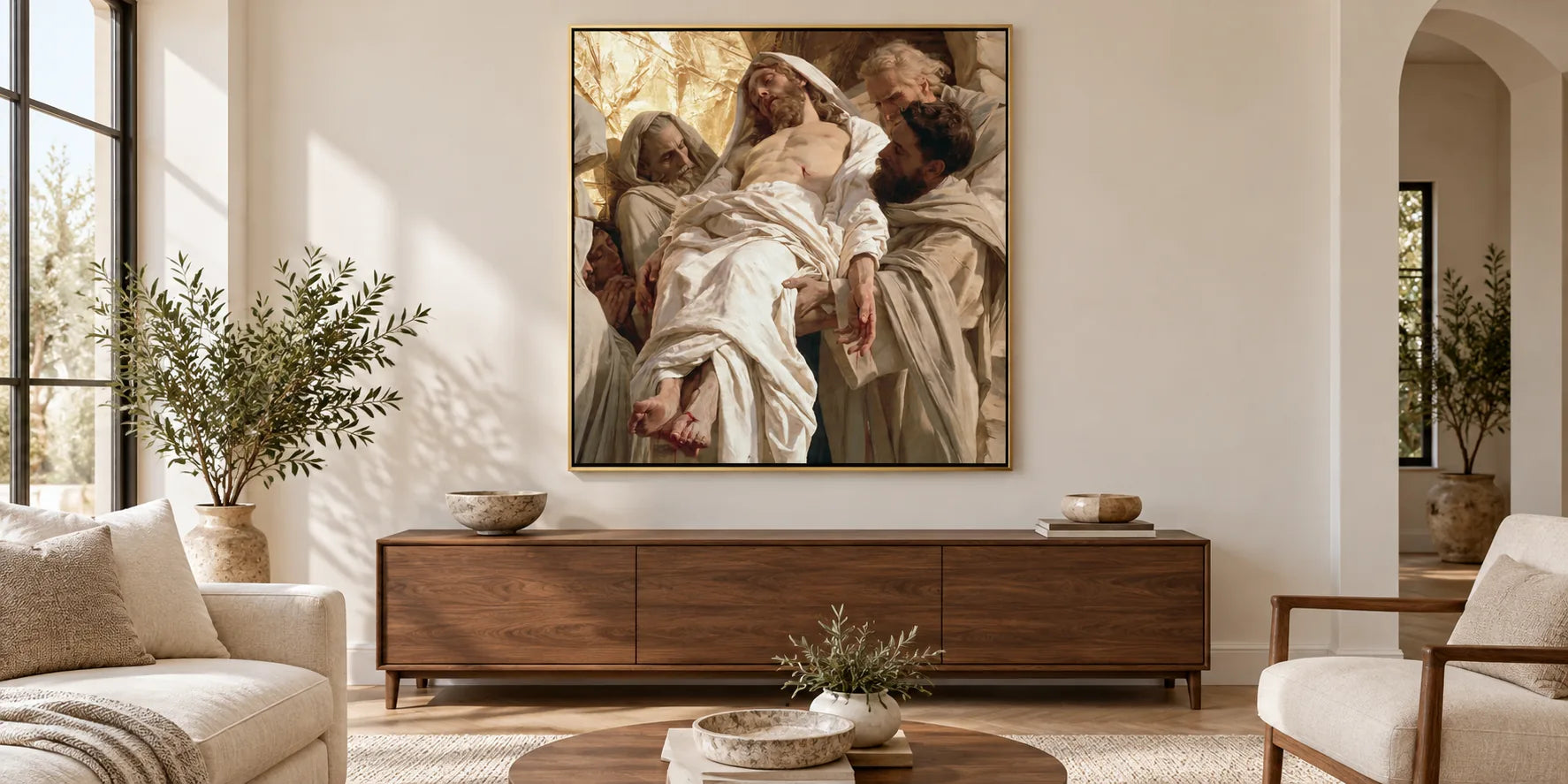 The Entombment of Jesus Christ - Caravaggio Tenebrism